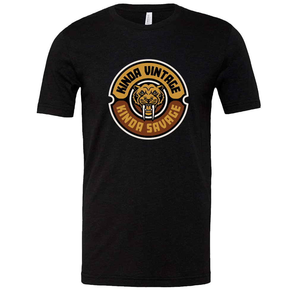T-Shirt Men - Kinda Vintage Kinda Savage Logo